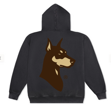 Load image into Gallery viewer, DOG HEAD ZIP UP  HOODIE