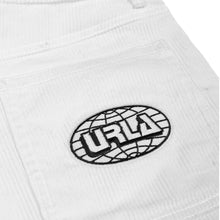 Load image into Gallery viewer, WORLDWIDE LOGO CORDUROY PANTS (WHITE)