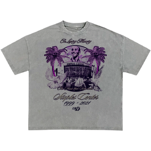 R.I.P STAPLES CENTER TEE (VINTAGE BLACK)