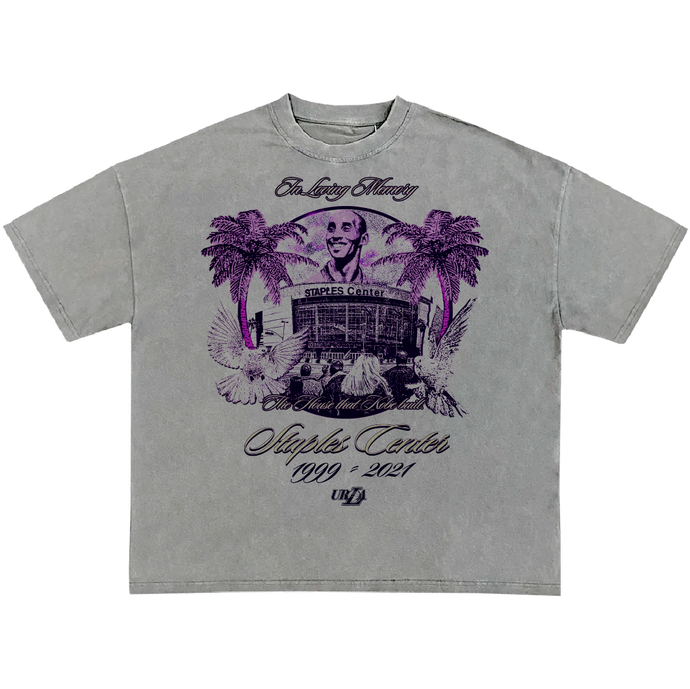 R.I.P STAPLES CENTER TEE (VINTAGE BLACK)